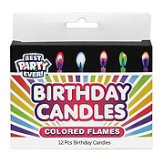 Best Party Ever Colored Flames Birthday Candles