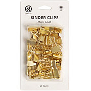 U Brands Mini Binder Clips - Gold