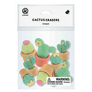 U Brands Novelty Cactus Shape Erasers