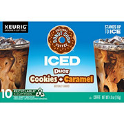 Donut Shop Iced Duos Cookies & Caramel Single Serve Coffee K-Cups