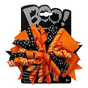 Boo Halloween Bow