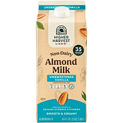 Higher Harvest by H-E-B Non-Dairy Almond Milk – Unsweetened Vanilla