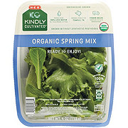 H-E-B Kindly Cultivated Fresh Organic Spring Mix Lettuce
