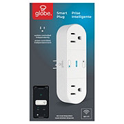 Globe Dual Outlet Wi-Fi Smart Plug