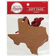 Destination Holiday Festive Christmas Adhesive Gift Tags - Shop Gift Wrap  at H-E-B