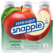 Snapple Zero Sugar Apple Fruit Drink 6 pk Bottles