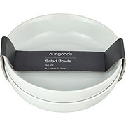 our goods Salad Bowls, 2 Ct