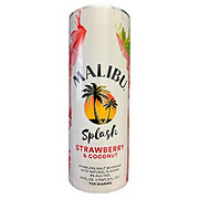 Malibu Splash Strawberry & Coconut Sparkling Malt Beverage