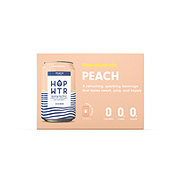 HOP WTR Non-Alcoholic Peach Sparkling Hop Water 6 pk Cans