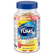 Tums Plus Gas Relief Chewable Tablets - Lemon & Strawberry