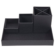 Bigso Box Of Sweden Lena Desktop Organizer- Black