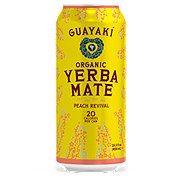 Guayaki Yerba Mate Peach Revival High Energy Drink