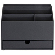 Bigso Box Of Sweden Greta Desktop Organizer with Drawer - Black