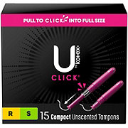 U by Kotex Click Compact Tampons - Regular/Super