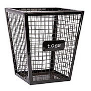 Home Essentials & Beyond Toss Metal Wire Waste Basket