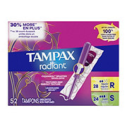 Tampax Radiant Tampons - Regular & Super