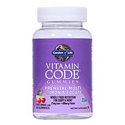 Garden of Life Vitamin Code Gummies Prenatal Multi with Iron & Folate - Cherry Lemonade