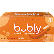 Bubly Orange Cream Sparkling Water 12 oz Cans