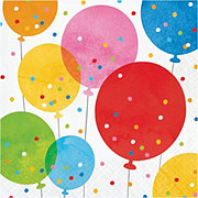 Creative Converting Lunch Napkins - Confetti Balloons