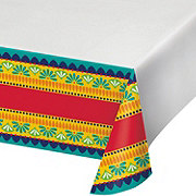 Creative Converting Fiesta Pottery Theme Disposable Tablecover