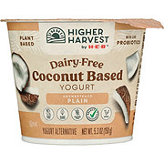 Higher Harvest by H-E-B Dairy-Free Coconut-Based Yogurt – Unsweetened Plain