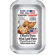 Handi-foil® Cook-n-Carry Mini Loaf Pans & Lids - Silver, 5 pk