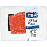H-E-B Wild Caught Alaska Sockeye Salmon Portions