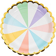 Creative Converting Pastel Celebrations Paper Plates, 8 ct