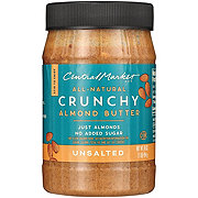 Central Market All-Natural Crunchy Almond Butter – Unsalted