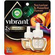 Air Wick Vibrant Scented Oil Refills - Nectarine & Paradise Flower