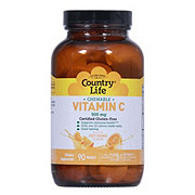 Country Life Chewable Vitamin C Wafers - 500 mg