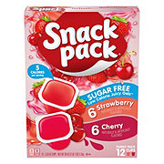 Snack Pack Sugar Free Strawberry & Cherry Gel Cups
