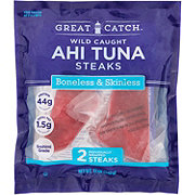 Great Catch Frozen Wild Caught Ahi Tuna Steaks