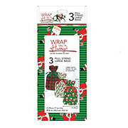 Wrap in a Hurry Large Pull String Christmas Gift Bags