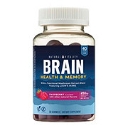 Natural Vitality Brain Health & Memory Gummies - Raspberry