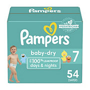 Pampers Baby-Dry Baby Diapers - Size 7
