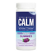 Natural Vitality Calm Sleep Gummies - Blueberry Pomegranate 