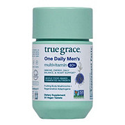 True Grace One Daily Men's Multivitamin 40+ Vegan Tablets