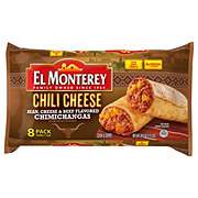 El Monterey® Beef and Bean Frozen Chimichangas Family Size, 8 ct / 30.4 oz  - Pay Less Super Markets