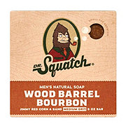 Dr. Squatch Men's Natural Soap Bar - Wood Barrel Bourbon