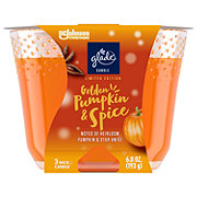Glade Golden Pumpkin & Spice 3 Wick Candle