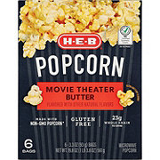 H-E-B Microwave Popcorn - Movie Theater Butter