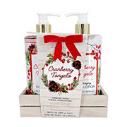 Fantasia Accessories Christmas Hand Soap & Lotion Set - Cranberry Tangelo