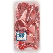 H-E-B Bone-in Ribeye & Blade Pork Chops, Thick Cut - Texas-Size Pack