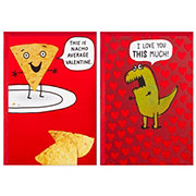 Hallmark Dinosaur & Nachos Shoebox Funny Love or Friendship Valentine's Day Cards - S11