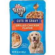 H-E-B Texas Pets Cuts in Gravy Wet Dog Food Pouch – Grilled Chicken