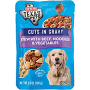 H-E-B Texas Pets Cuts in Gravy Wet Dog Food Pouch - Beef Stew