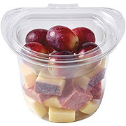 Meal Simple by H-E-B Snack Cup - Uncured Salami, Cheese & Grapes
