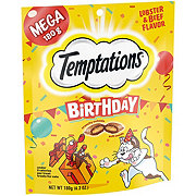 Temptations Birthday Crunchy and Soft Cat Treats Lobster & Beef Flavor