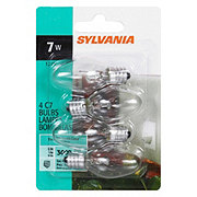 Sylvania C7 7-Watt Clear Light Bulbs
